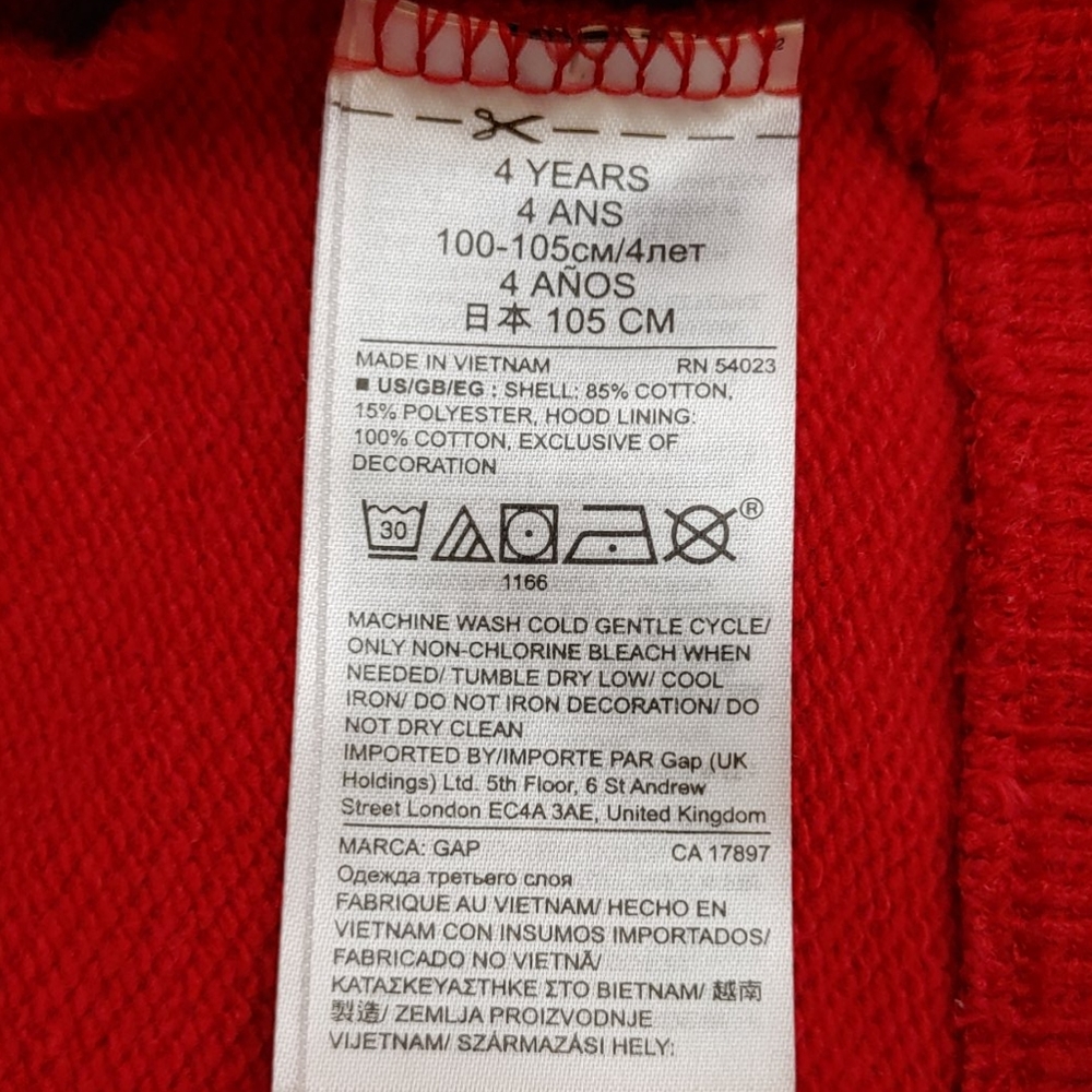 🐻SOLD🐻Gap Disney Mickey Sweater Size 4 Years - Picture 9 of 9